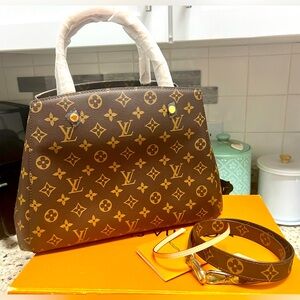 Brand New Never Used Louis Vuitton Montaigne Medium Bag.